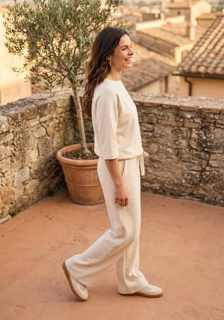 Creme MOSCOW Weite Hose 66-02-JO - large