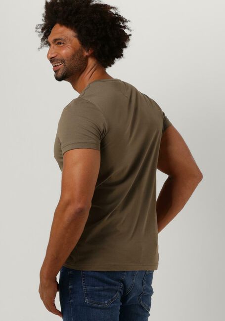Dunkelgrün TOMMY HILFIGER T-shirt STRETCH EXTRA SLIM FIT TEE - large