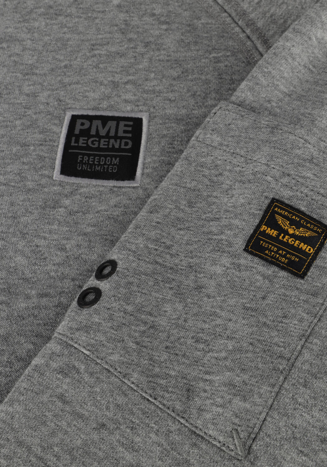 Graue PME LEGEND Sweatshirt CREWNECK SOFT FLEECE SWEAT - large