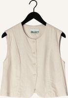 Beige OBJECT Gilet OBJAYA S/L RE VEST 138 Beige OBJECT Gilet OBJAYA S/L RE VEST 138 - medium