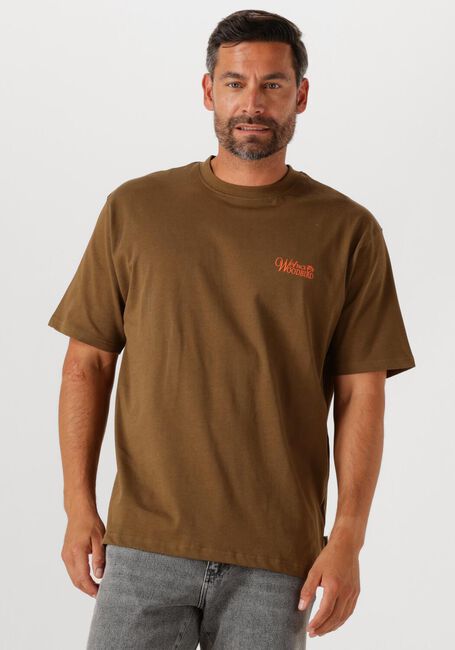Braune WOODBIRD T-shirt WBBAINE FLOWER TEE - large