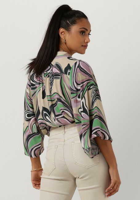 Mehrfarbige/Bunte SUMMUM Blusen BLOUSE FLOWY FLOWER - large