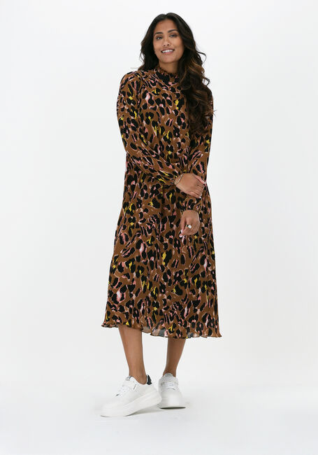 Braune Y.A.S. Midikleid YASPIPPA LS MIDI DRESS S. - large