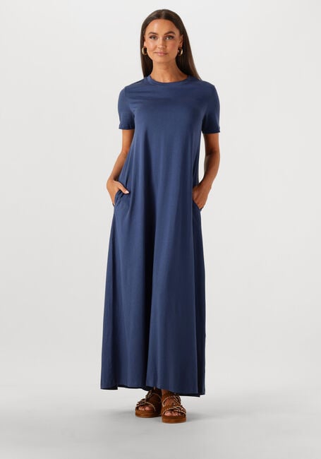 Blaue MSCH COPENHAGEN Maxikleid MSCHOLGA ORGANIC SS DRESS - large