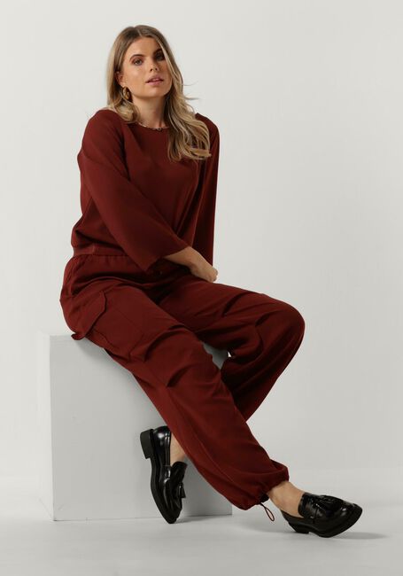 Rote SUMMUM Cargohosen TROUSERS FLUID - large