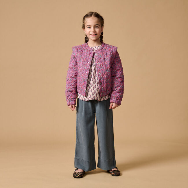 Bordeaux PETIT BLUSH Jack BOMBER JACKET - large