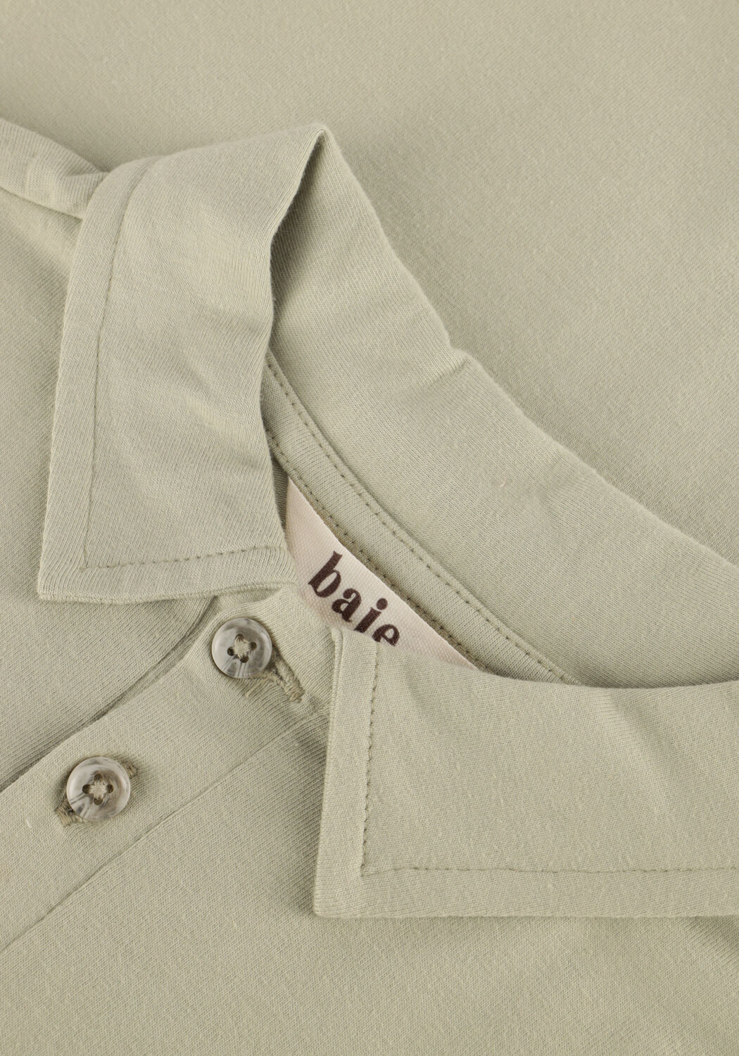 Beige BAJE STUDIO Polo-Shirt BROC - large
