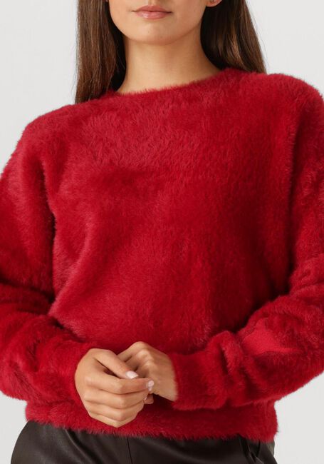 Rote ALIX THE LABEL Pullover LADIES KNITTED MOHAIR PULLOVER - large