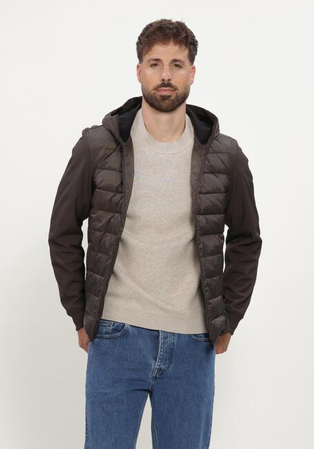 Braune AIRFORCE Wattierte Jack HOODED COVE JACKET - large