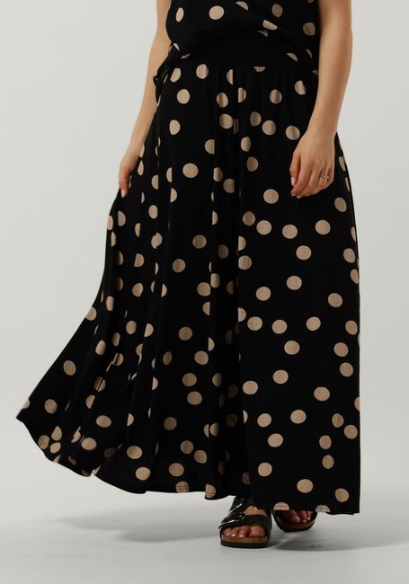 Schwarze 10DAYS Midirock SKIRT POLKA DOT - large