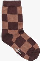 Braune BECKSONDERGAARD Socken PETULA CHECK SOCK - medium