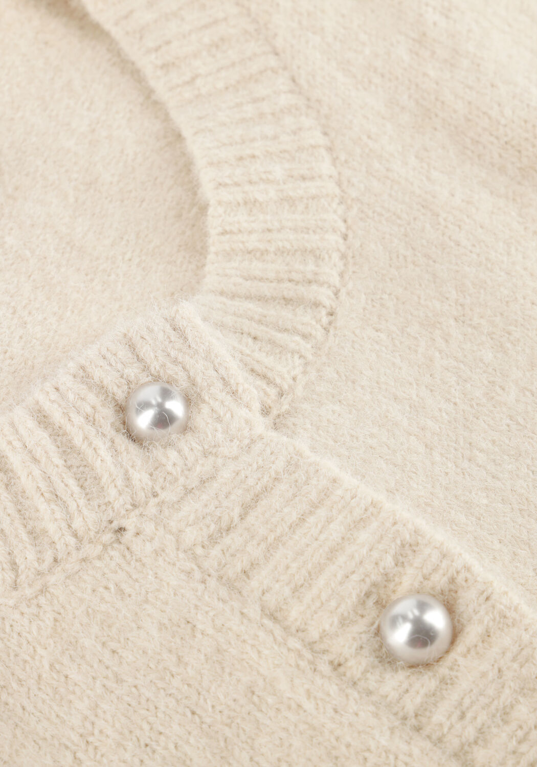 Ecru NEO NOIR Strickjacke MIXIE KNIT CARDIGAN - large