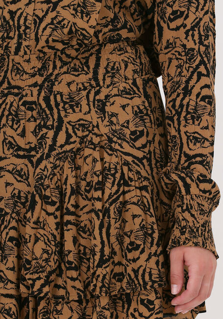 Camelfarbene ALIX THE LABEL Minirock TIGERHEAD SKIRT - large