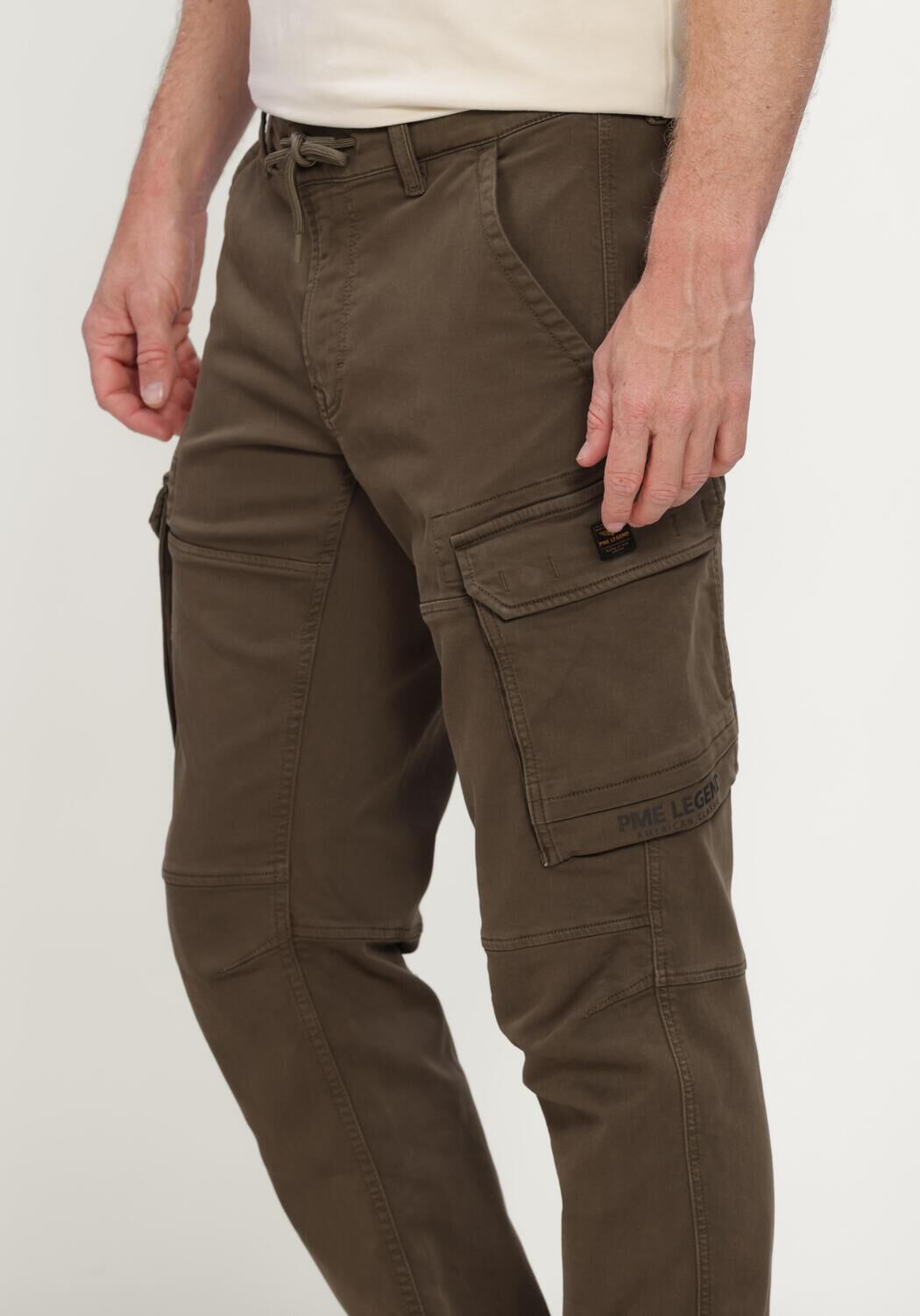 Braune PME LEGEND Cargohosen EXPEDIZOR CARGO 2.0 COLORED SWEAT - large