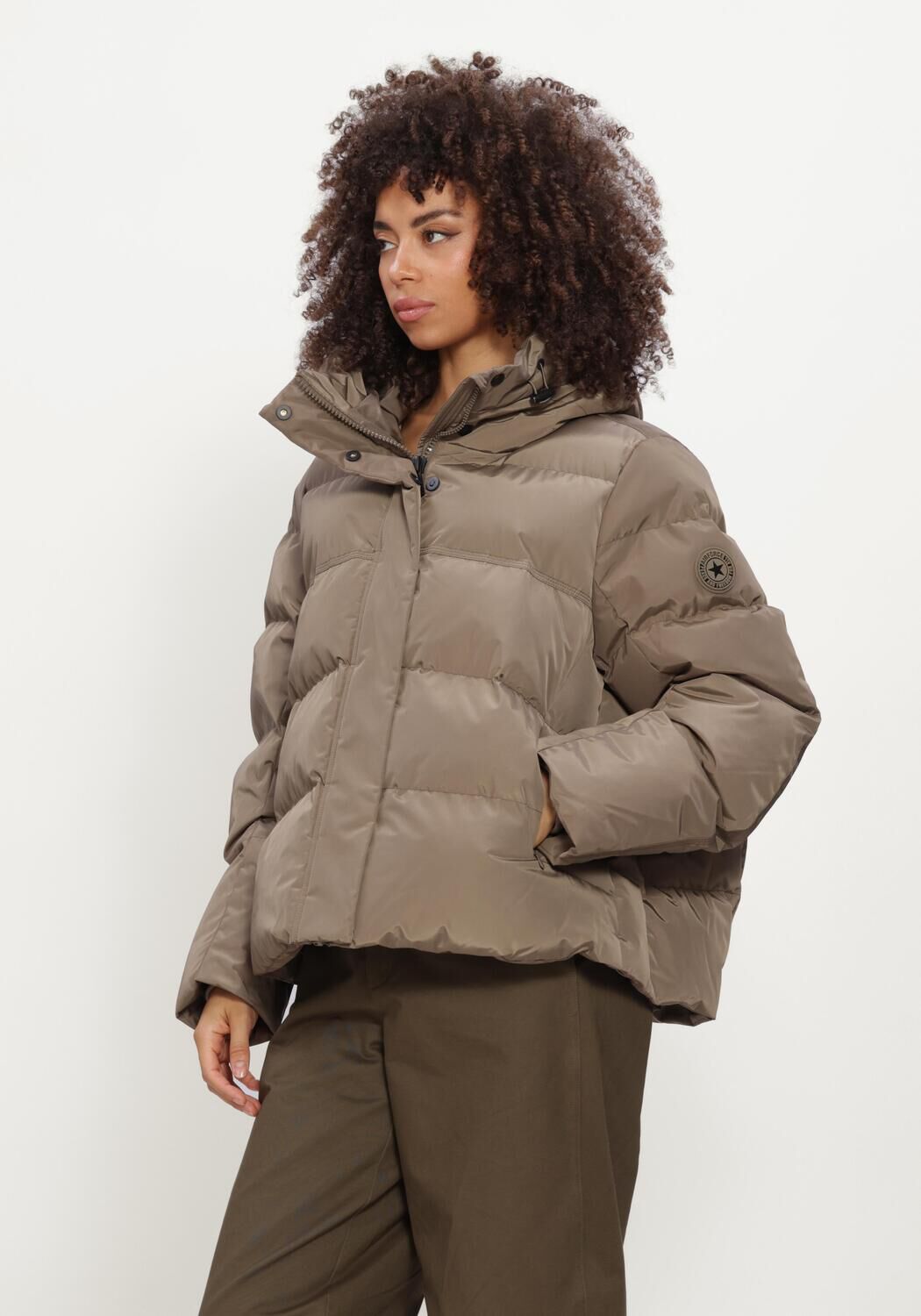 Taupe AIRFORCE Wattierte Jack CARLY JACKET - large