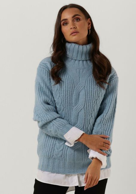 Hellblau SILVIAN HEACH Rollkragenpullover SWEATER CEZAR - large