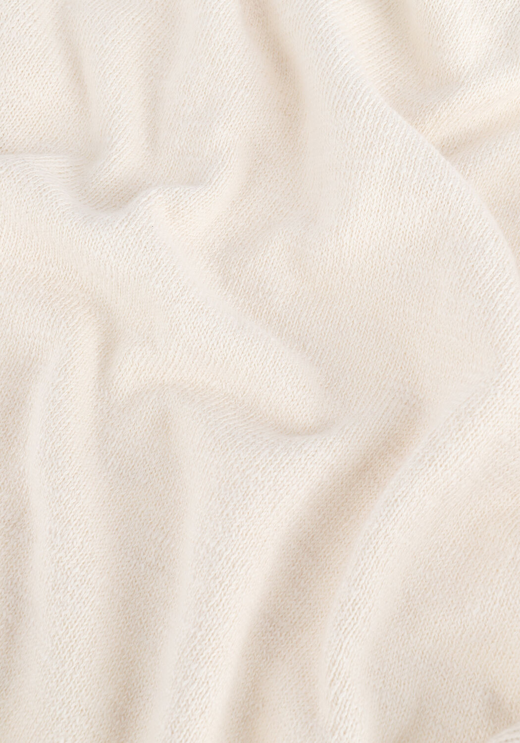 Nicht-gerade weiss CAST IRON Pullover R-NECK LINEN COTTON SLUB BLEND - large