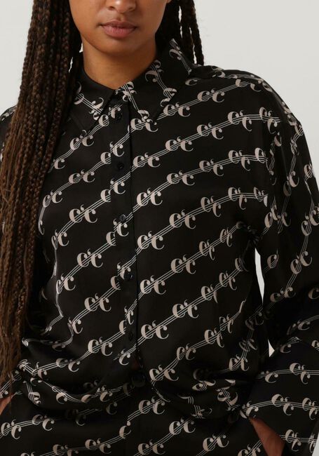 Schwarze CO'COUTURE Blusen LOGO OVERSIZED SHIRT - large