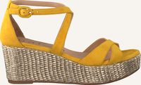 Gelbe UNISA Flache Sandalen KACY - medium