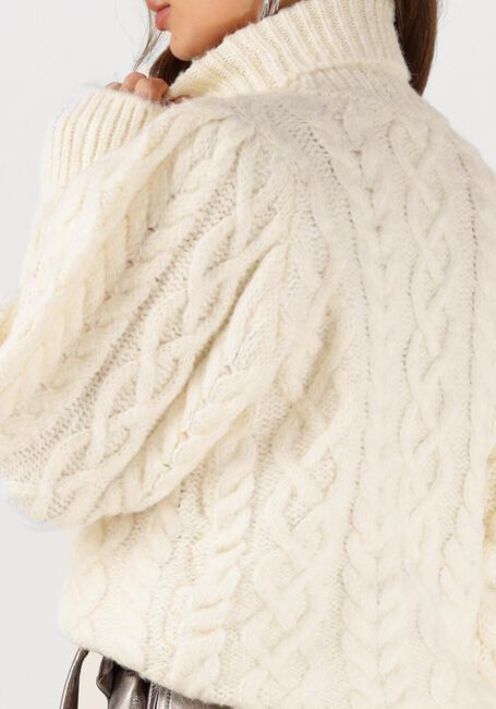 Weiße IBANA Rollkragenpullover TEXANY - large