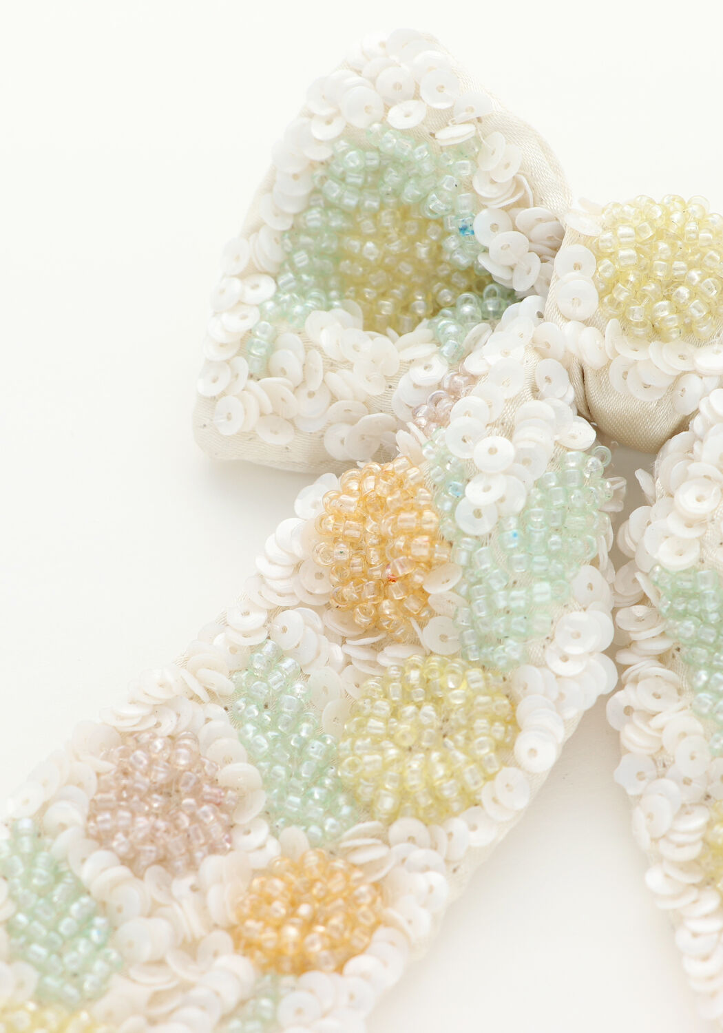 Creme BECKSONDERGAARD Haarschmuck CARNA BOW CLIP - large