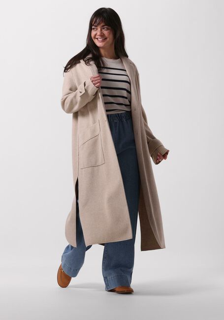 Sand BY-BAR Top HOLLY STRIPE PULLOVER - large