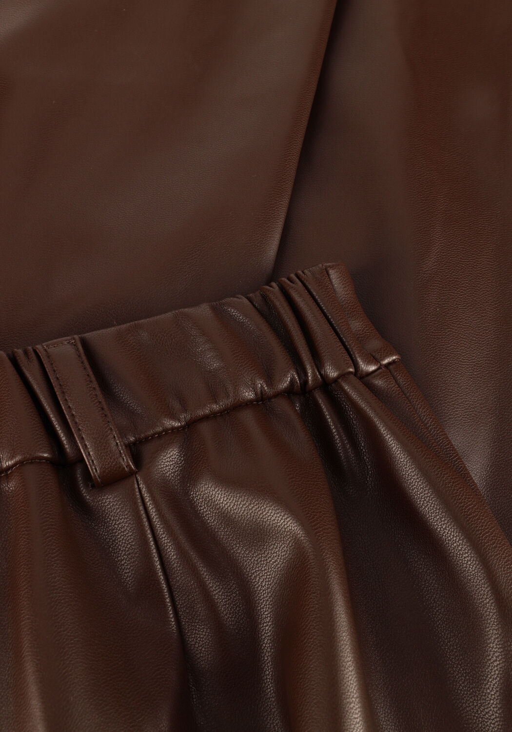 Braune MODSTR&Ouml;M Weite Hose PELLEMD PANTS - large