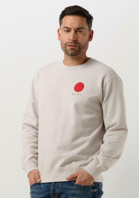 Hellgrau EDWIN Sweatshirt JAPANESE SUN SWEAT HEAVY FELPA - large