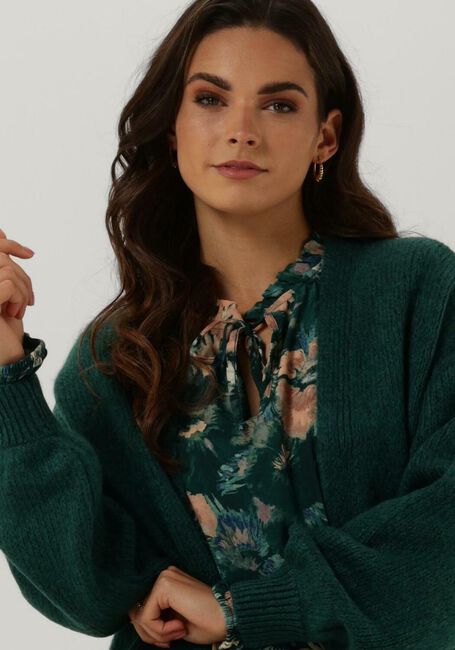 Grüne JUFFROUW JANSEN Strickjacke KLEA - large