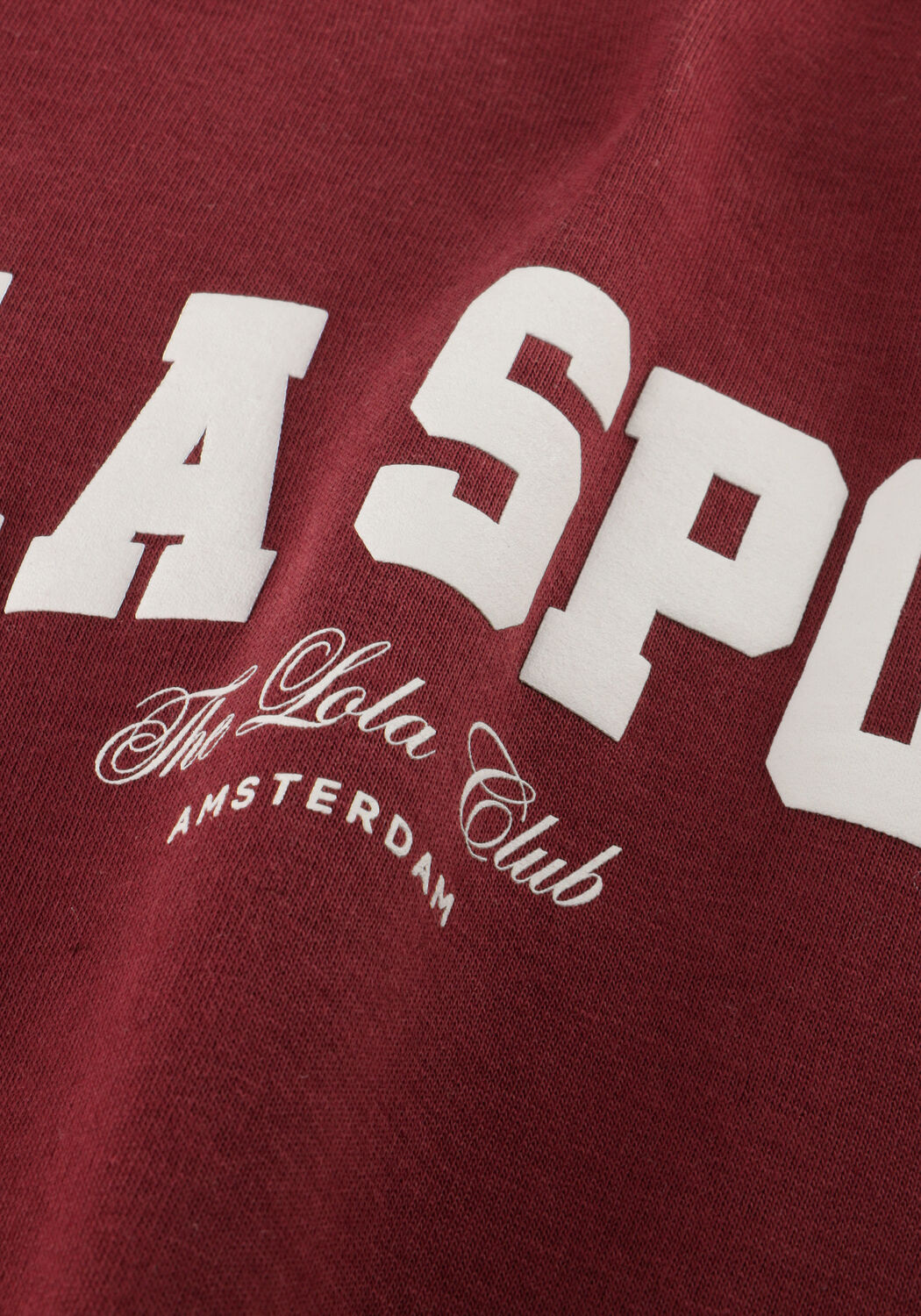 Bordeaux THE LOLA CLUB Pullover JADE SWEATER - large