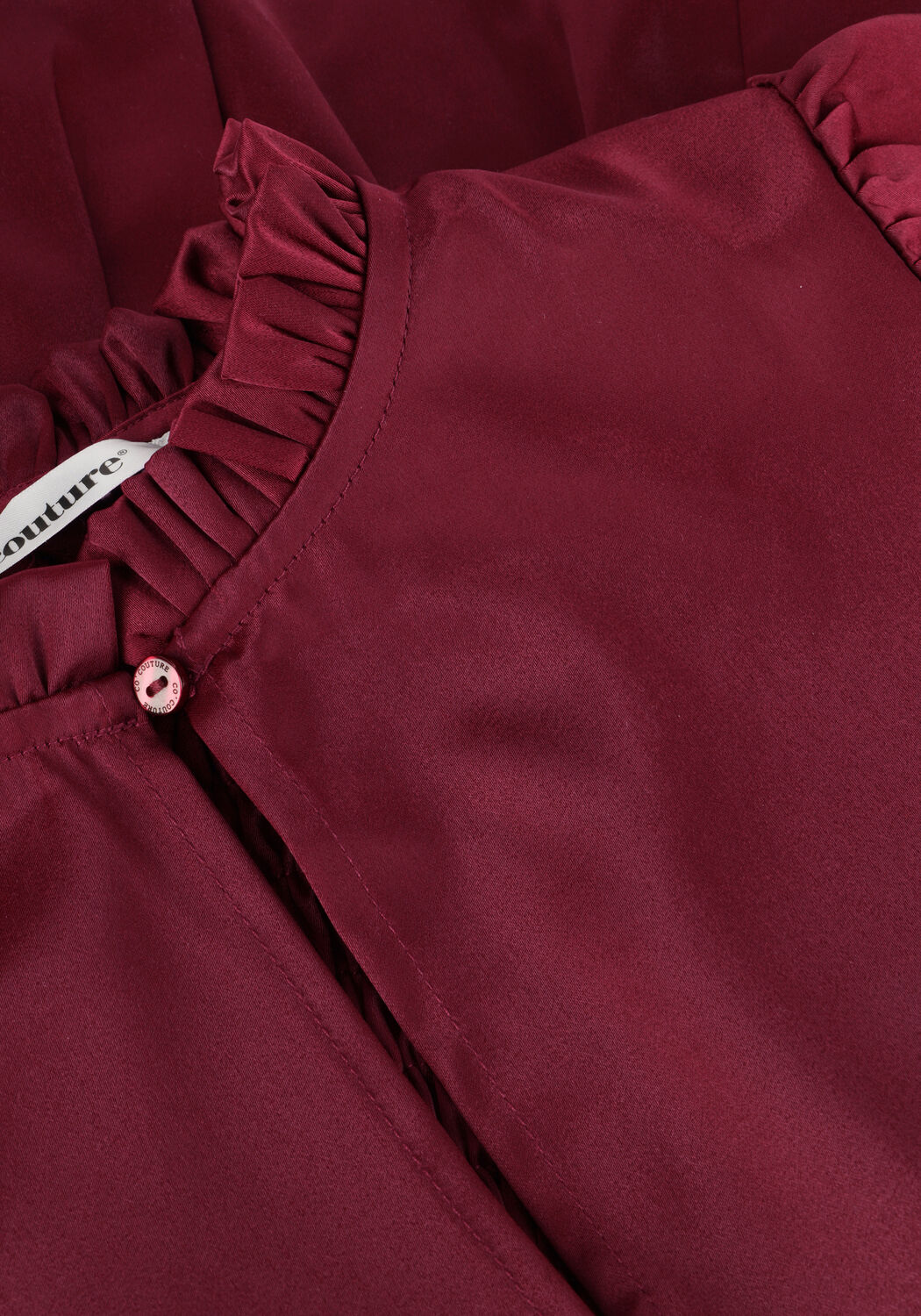 Bordeaux CO'COUTURE Blusen ADNACC OPEN BACK SS BLOUSE - large