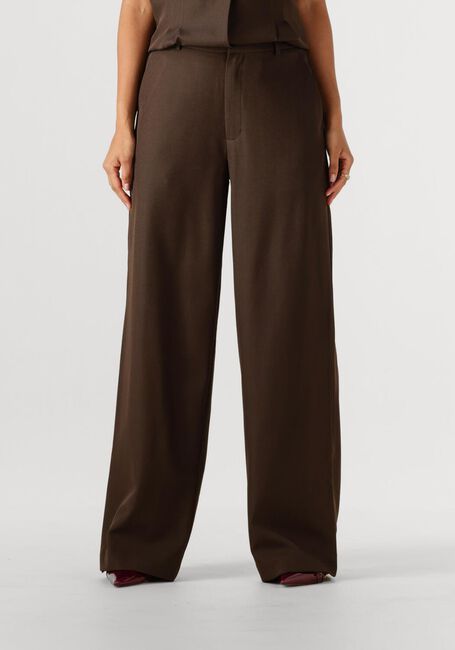 Braune NEO NOIR Weite Hose EMMETT STRUCTURE PANTS - large