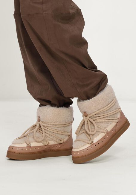 Beige INUIKII Winterstiefel CURLY ROCK - large