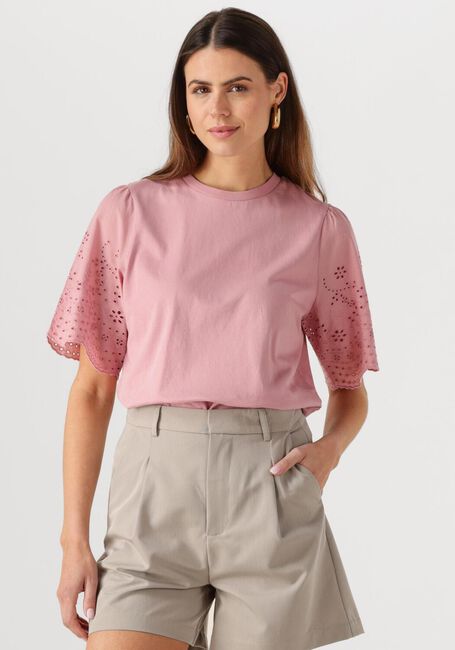Rosane Y.A.S. T-shirt YASLEX SS TOP W. EMB SLEEVES S. NOOS - large