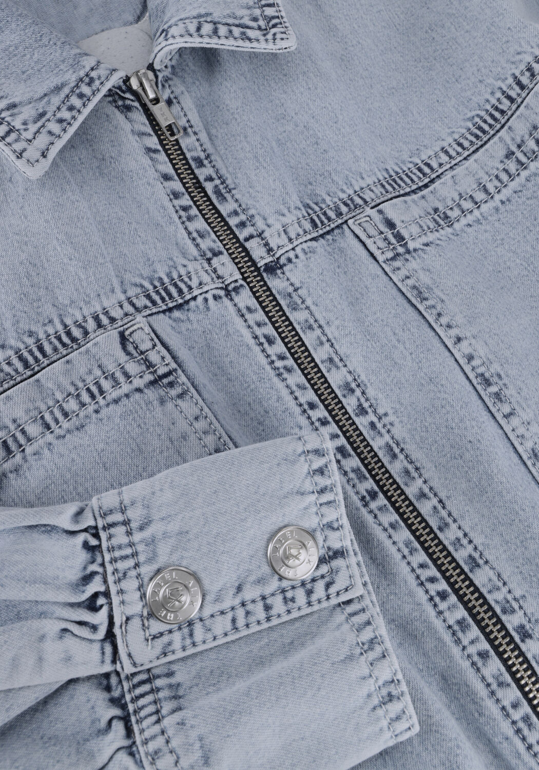 Blaue ALIX THE LABEL Jumpsuit LADIES WOVEN DENIM JUMPSUIT - large