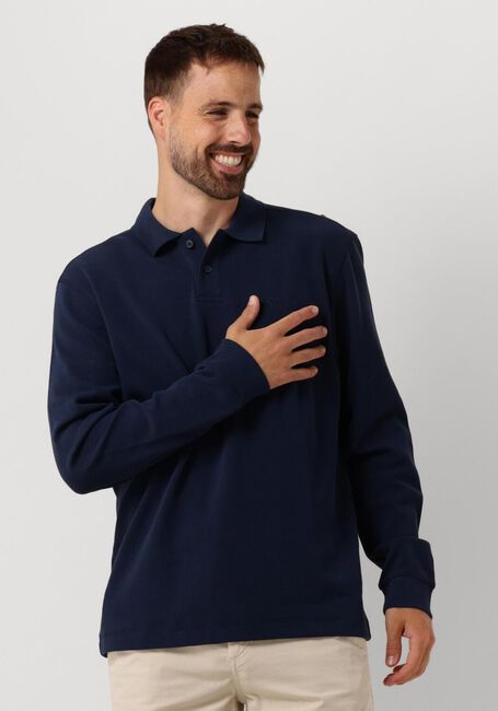 Dunkelblau BOSS ORANGE Polo-Shirt PATEMPESTO LONG - large