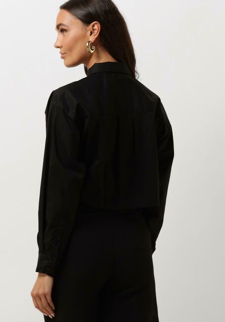 Schwarze CO'COUTURE Blusen COTTON CRISP CROPPED SHIRT - large