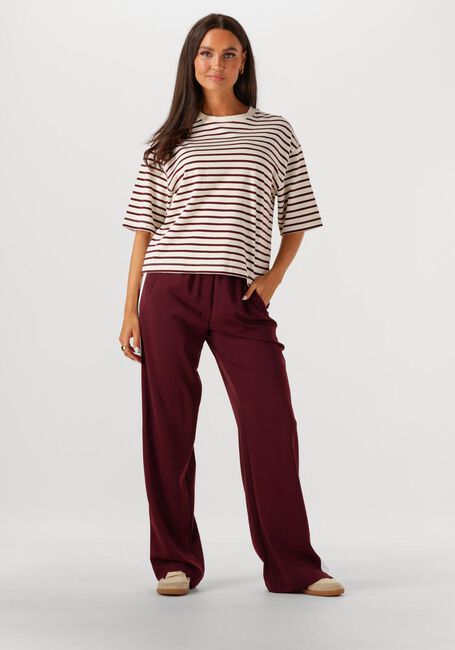 Weiße CATWALK JUNKIE T-shirt STRIPED LOOSE FIT TSHIRT - large