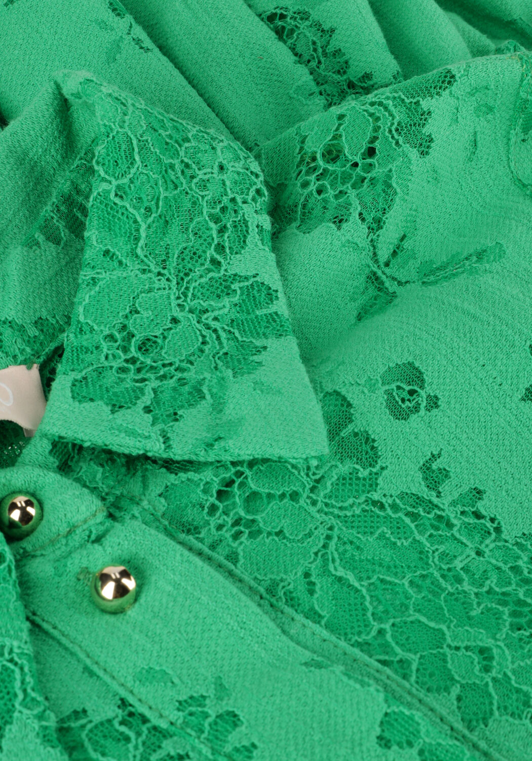 Gr&uuml;ne LIU JO Minikleid ABITO CORTO PIZZO COTONE - large