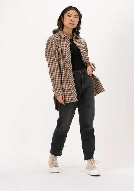 Braune OBJECT Blusen YOLA SHIRT - large