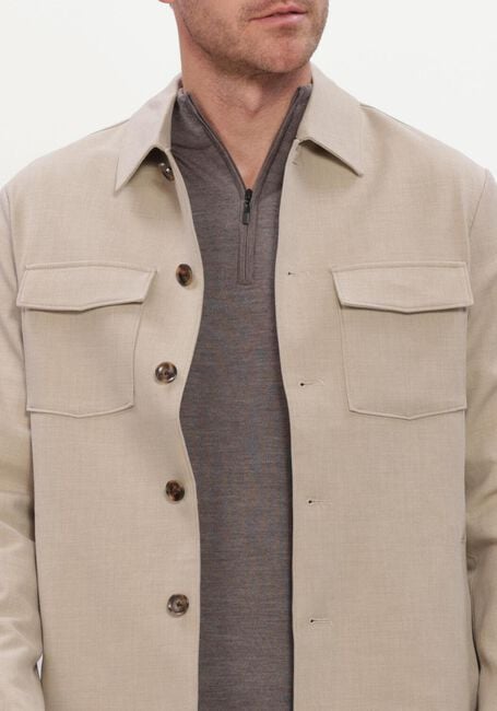 Beige STEFANO LAURAN Overshirts SL-CALVIN - large