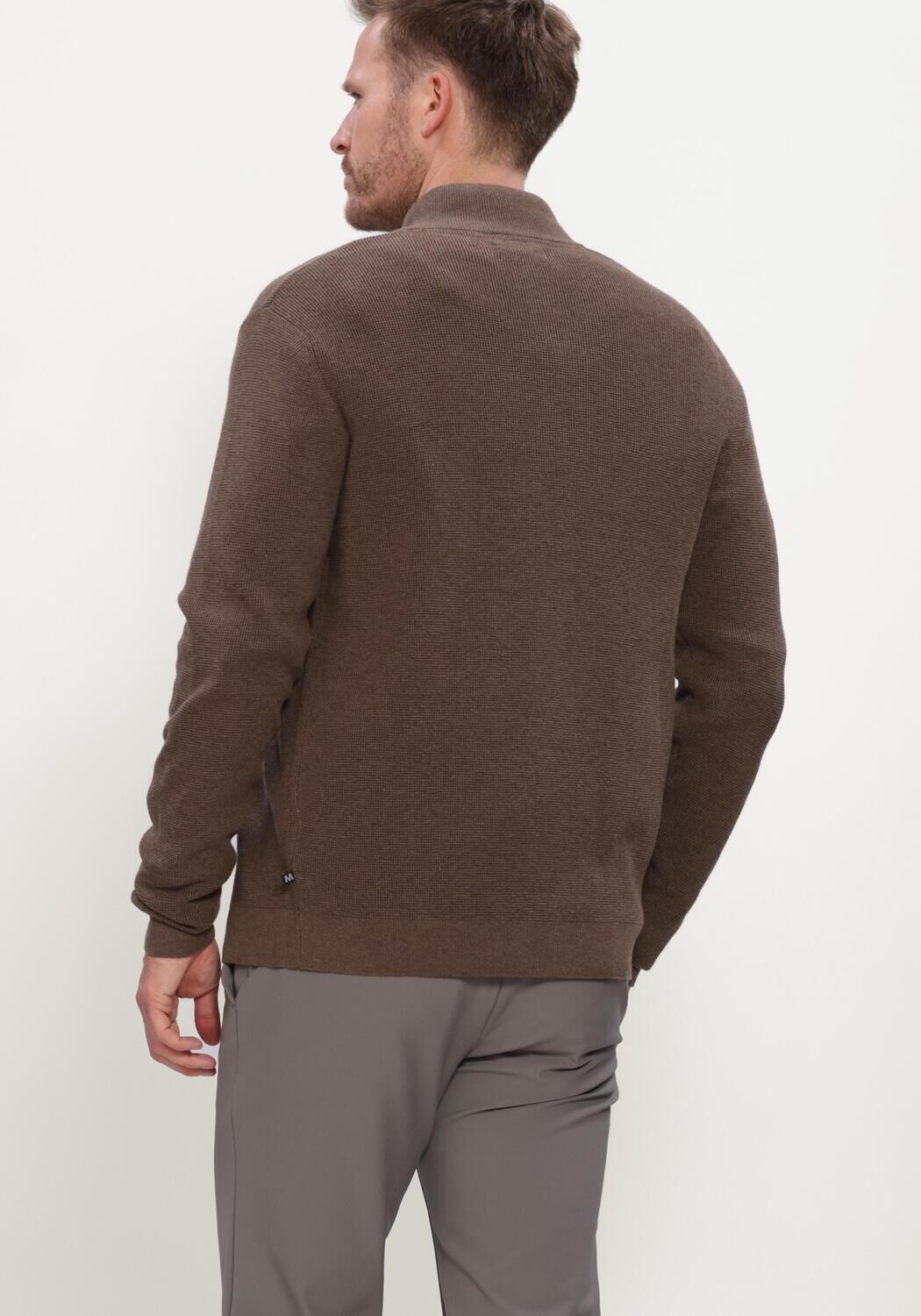 Braune MATINIQUE Strickjacke MALAGOON CARDIGAN - large