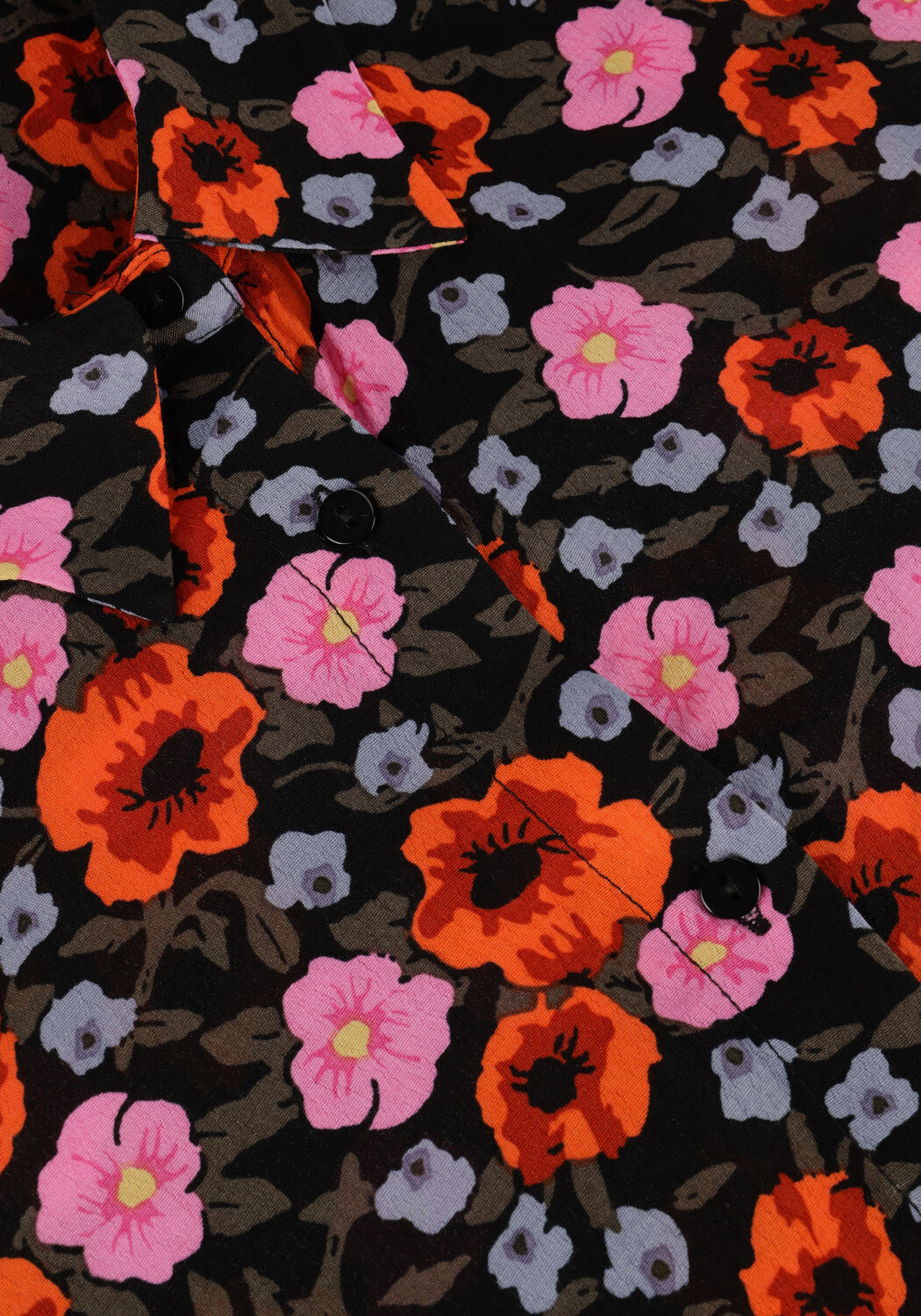 Mehrfarbige/Bunte MODSTR&Ouml;M Blusen BON PRINT SHIRT - large