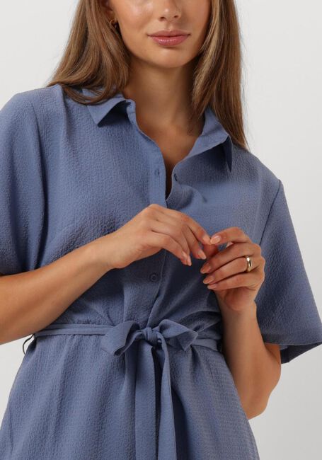 Blaue ANOTHER LABEL Midikleid SANGO DRESS S/S - large