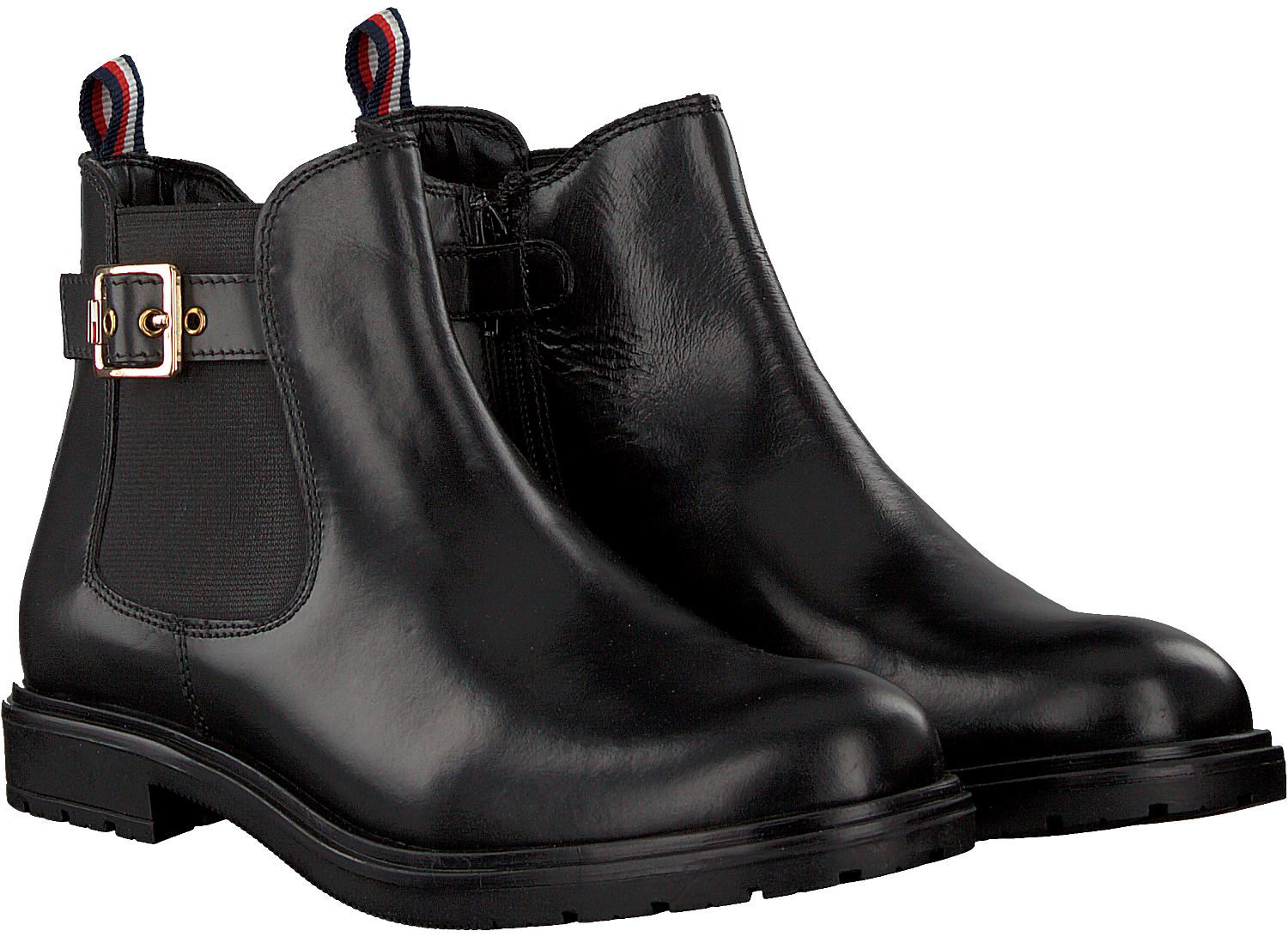 Schwarze TOMMY HILFIGER Chelsea Boots 30460 | Omoda
