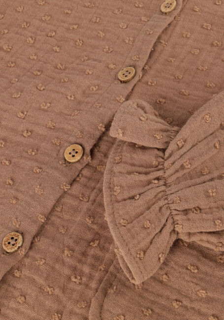 Camelfarbene LIL' ATELIER Blusen NMFLAMIA LS LOOSE SHIRT LIL - large