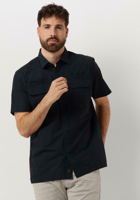 Blaue PME LEGEND Casual-Oberhemd SHORT SLEEVE SHIRT CTN OTTOMAN - large