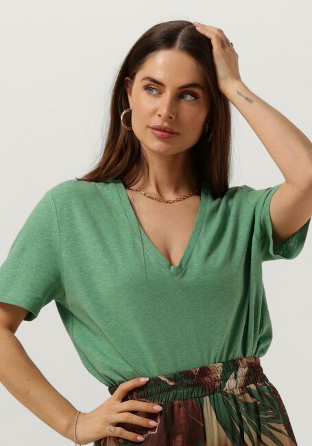 Grüne ACCESS Top SHORT-SLEEVE V BLOUSE - large