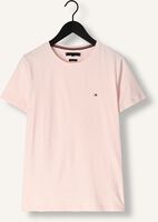 Hell-Pink TOMMY HILFIGER T-shirt STRETCH SLIM FIT TEE Hell-Pink TOMMY HILFIGER T-shirt STRETCH SLIM FIT TEE - medium