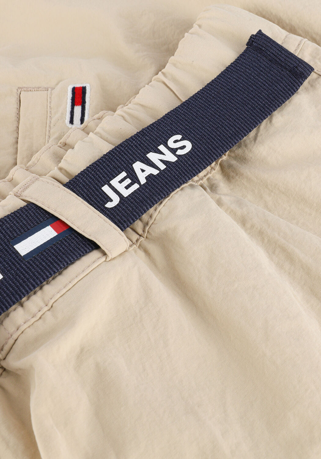 Beige TOMMY JEANS Kurze Hose TJM BELTED BEACH SHORT - large